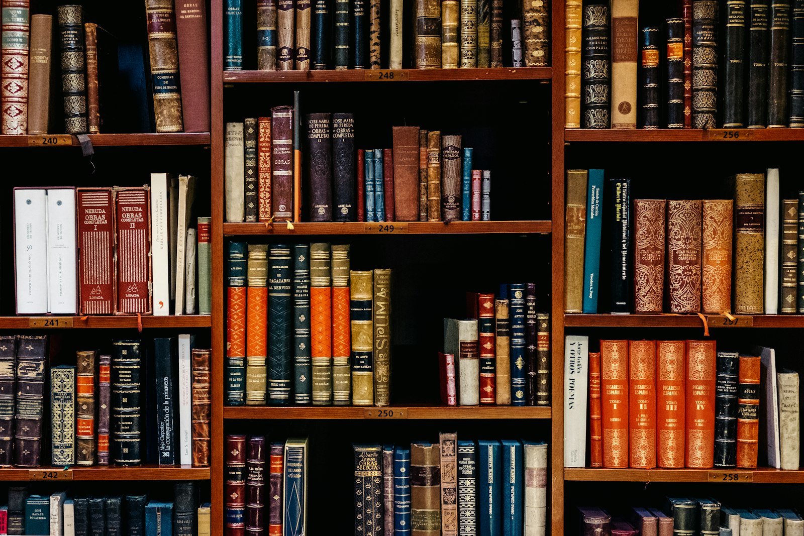 Boekenkast met wettenbundels